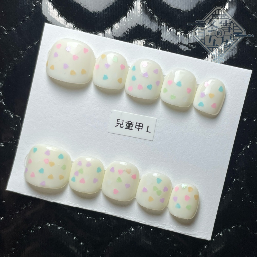 『彩色愛心』 兒童甲手工穿戴甲-規格圖4