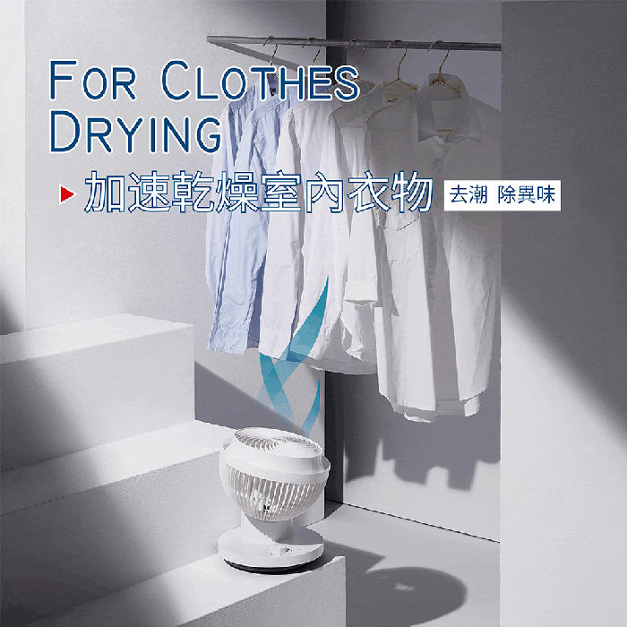 【CLYDE克萊得】360度陀螺循環扇 CD-EF0370-細節圖11