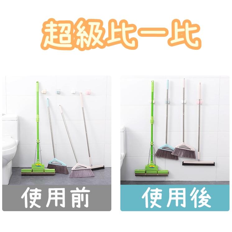【香蕉生活館】💎 帶卡扣拖把夾 卡扣夾 掃把夾 黏貼掛夾 浴室收納架 收納掛架 收納 拖把架 免釘 鹿角拖把夾-細節圖3