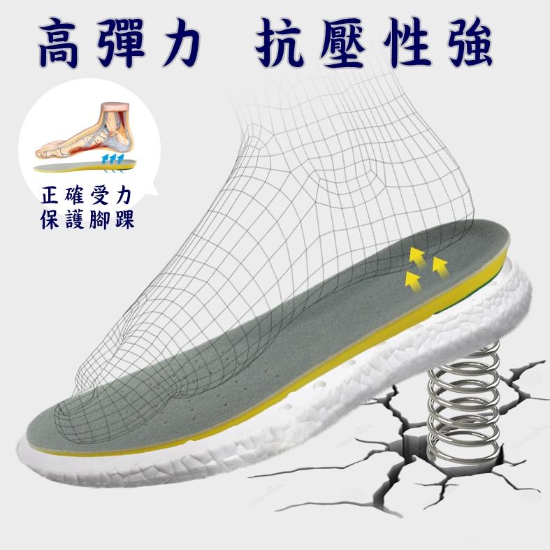 【香蕉生活館】💎現貨 高彈鞋墊 記憶鞋墊 高彈性 減震鞋墊 雙層鞋墊 加厚鞋墊 運動鞋墊 透氣鞋墊 鞋墊 彈力鞋墊-細節圖4