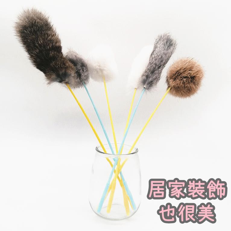 【香蕉生活館】💎 逗貓棒 兔毛逗貓棒 逗貓神器 可替換逗貓棒 逗貓桿逗 貓玩具 寵物用品 貓玩具 貓咪玩具 貓釣竿-細節圖5