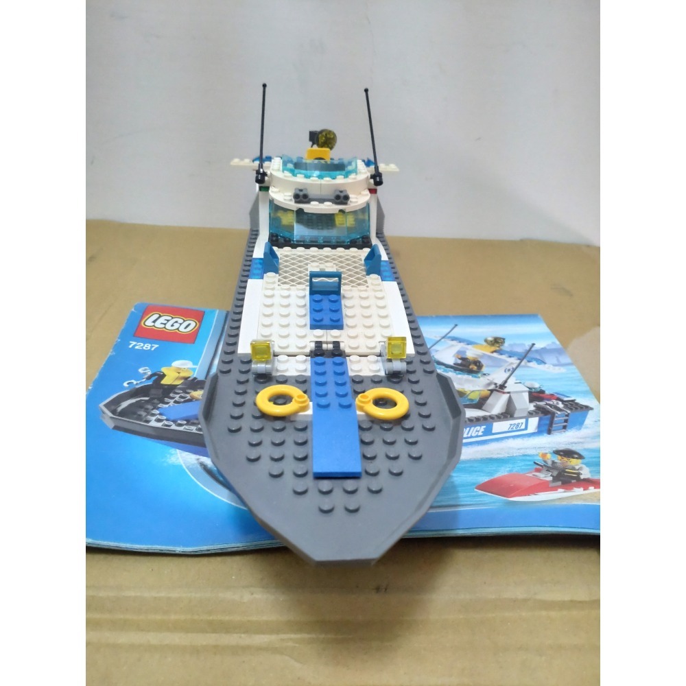 樂高  LEGO 7287  二手 城市巡邏船-細節圖3