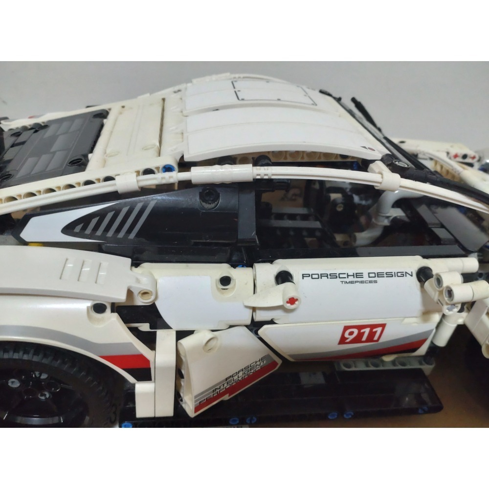 樂高Lego 42096 保時捷911 RSR 二手有缺件-細節圖5