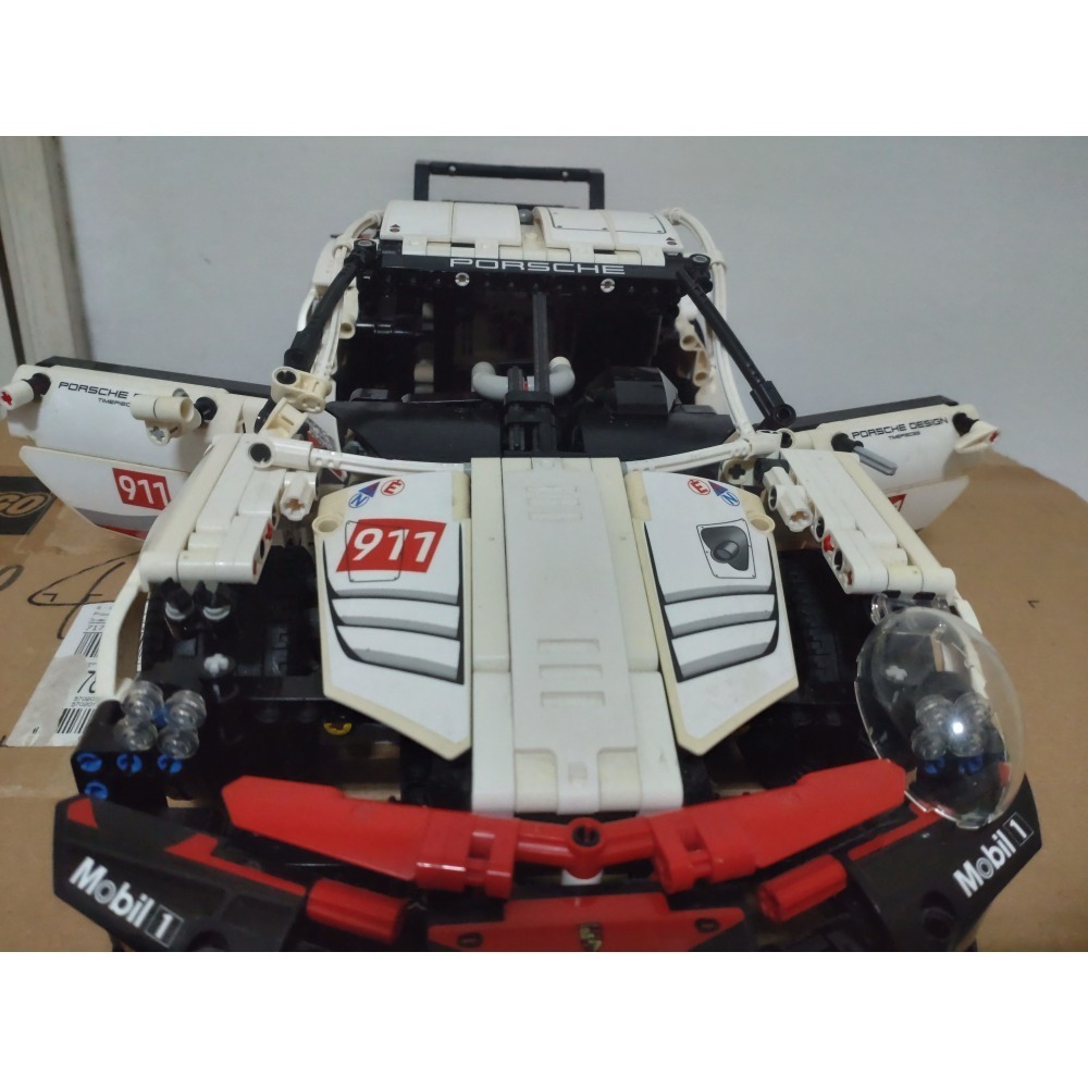 樂高Lego 42096 保時捷911 RSR 二手有缺件-細節圖6