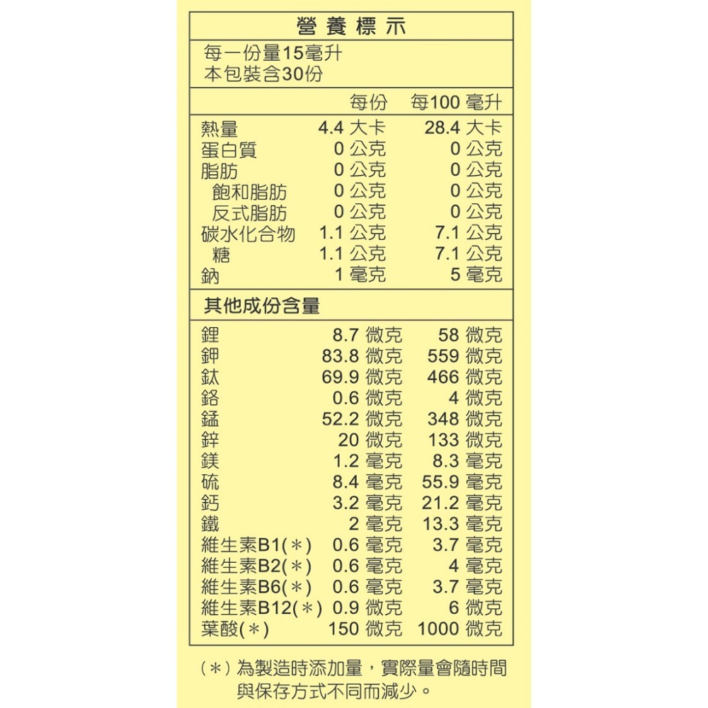 【長庚生技】兒童微量元素能量飲(15mlx30包/盒)-細節圖2