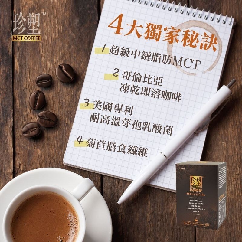 【防彈生醫】粉塑防彈咖啡 (15gx28包/盒)-細節圖2