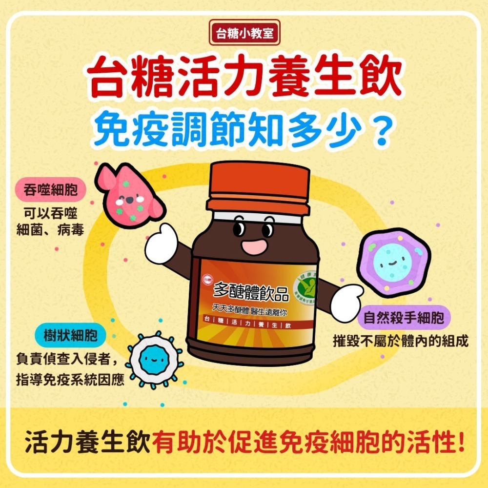 【台糖】台糖活力養生飲/多醣體養生飲(6瓶/盒)-細節圖3