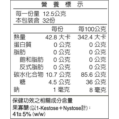 【台糖】台糖果寡醣(400g/瓶)-細節圖2