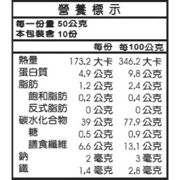 【台糖】台糖黑麥片(500g/袋)-細節圖2