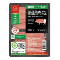 【台糖】台豬後腿豬肉絲_300g盒裝