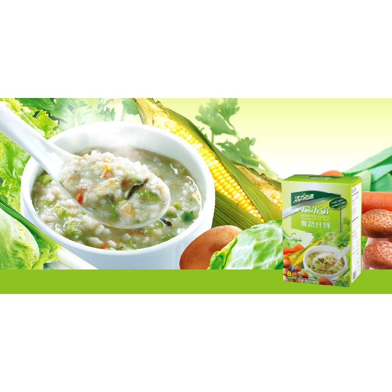 【活力百匯】青蔬什錦糙米粥(40gx6入/盒)-細節圖2