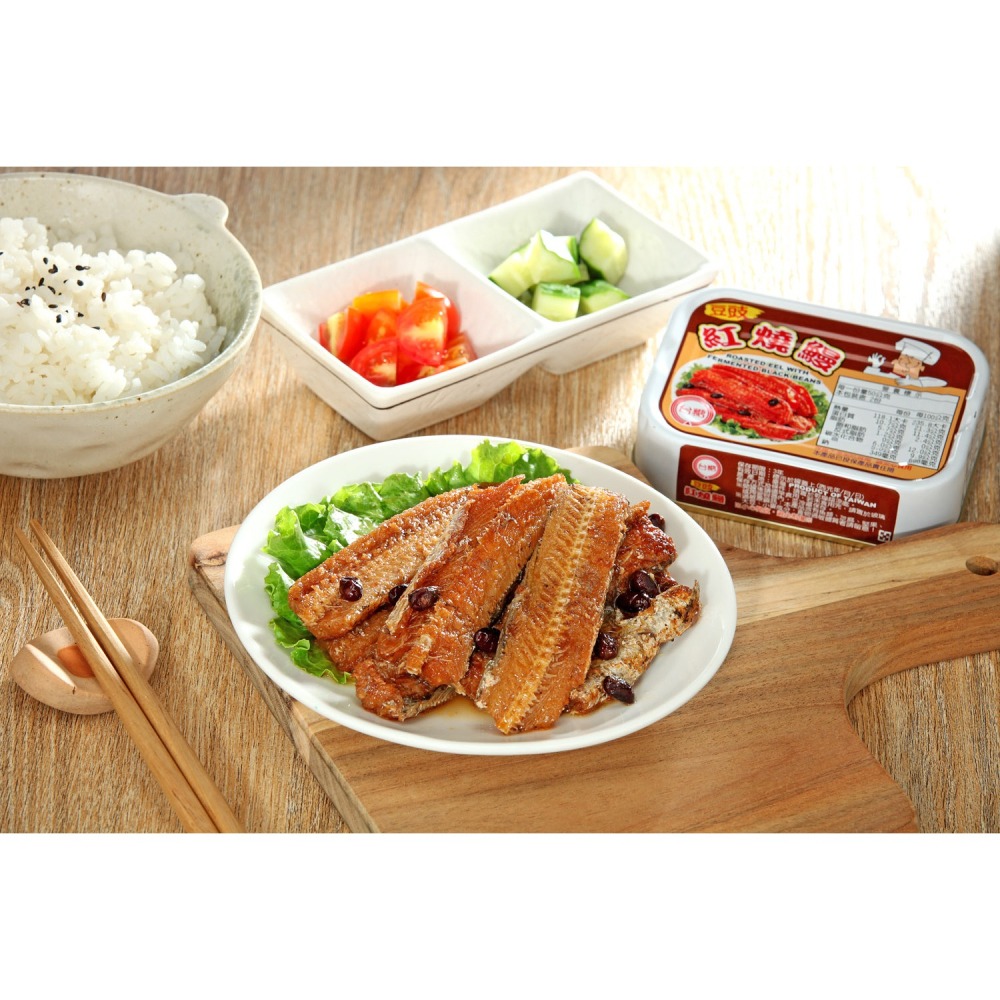 【台糖】豆豉紅燒鰻(100gx3入)-細節圖2