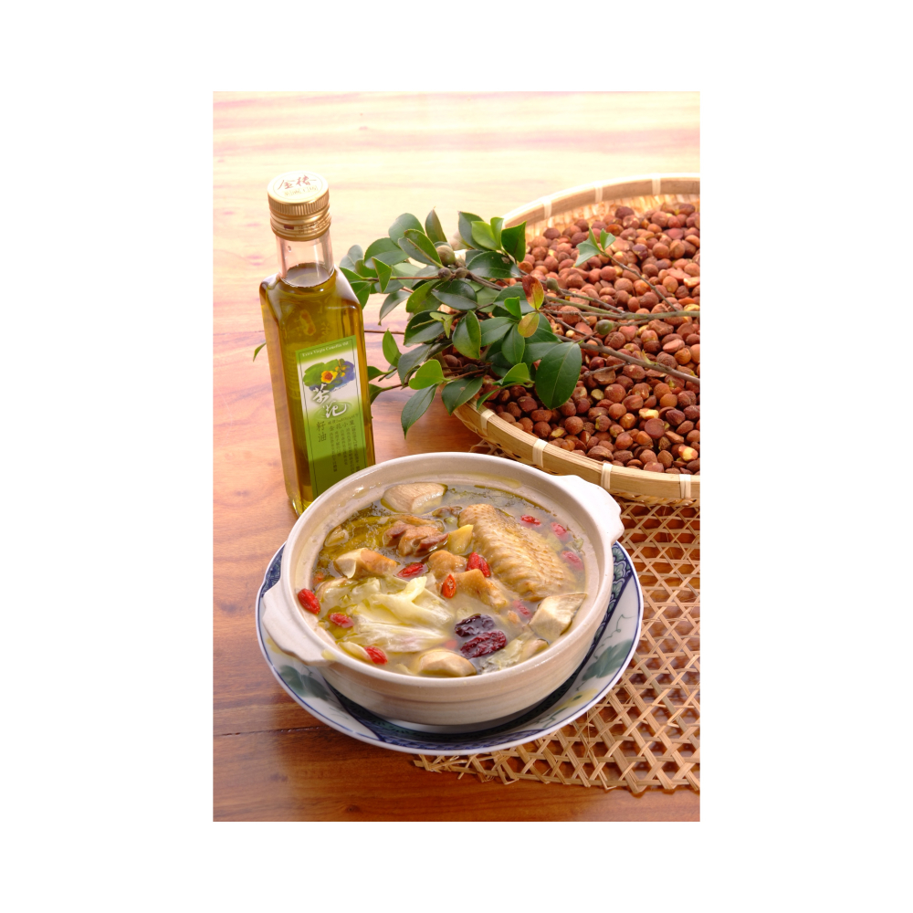 【金椿】金花小菓 茶花籽油(500ml)-細節圖3