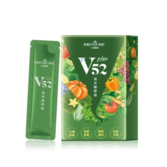 【大漢酵素】V52 PLUS 蔬果維他植物醱酵液(10包/盒)-細節圖2