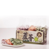 【村家味】蘆薈蕾絲麵(綜合口味)1000g 紫地瓜+胡蘿蔔/南瓜(隨機)+綠藻