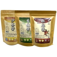 【村家味】素沙茶醬/蘿勒醬/香椿醬/咖哩醬/椒麻醬(10入/袋)任選
