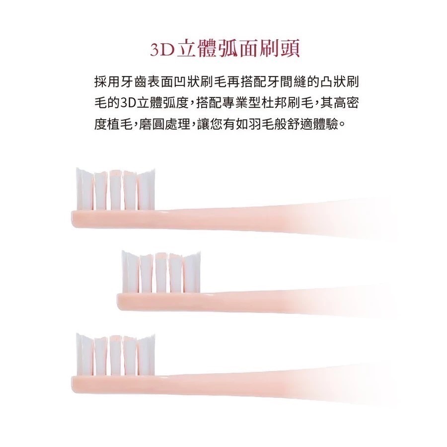 TESCOM 音波電動牙刷TB1TW(粉、白）-細節圖5