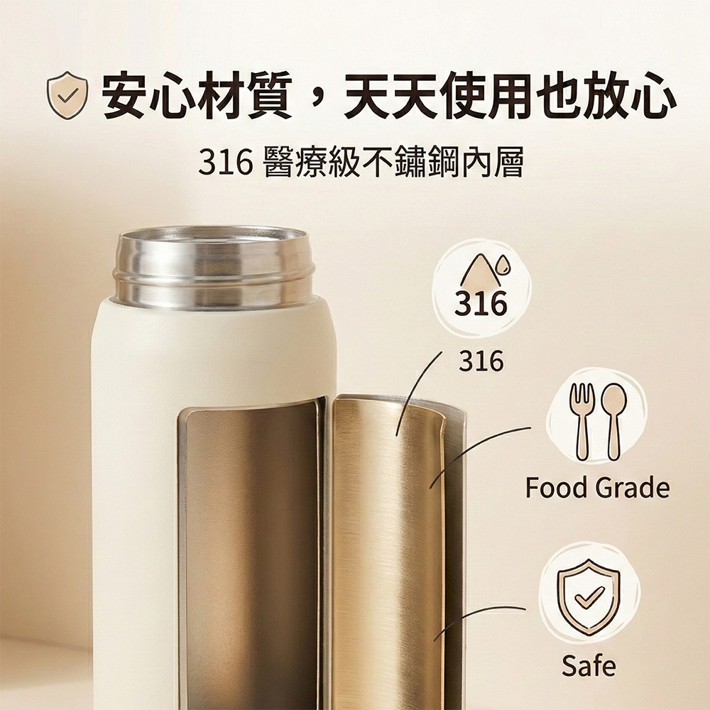 【PETER RABBIT】比得兔 3 款 316 不銹鋼 200ml 輕量保冷保溫瓶 不鏽鋼保溫瓶 比得兔保溫瓶-細節圖2