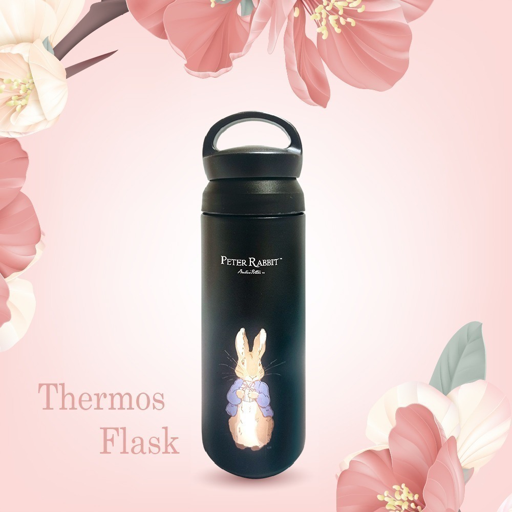 【PETER RABBIT】比得兔 304 不銹鋼保溫水壺/水瓶500ml 不鏽鋼保溫瓶 不銹鋼保溫瓶 保溫壺-細節圖2