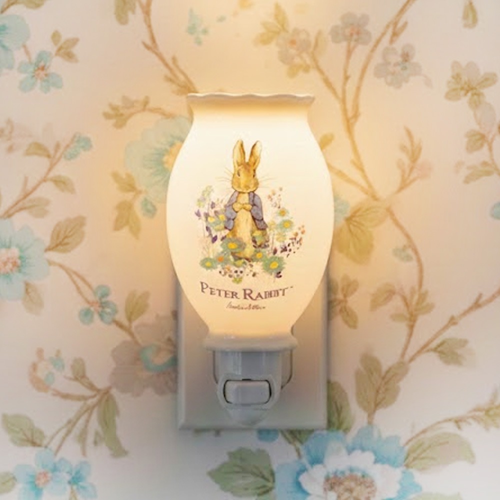 【PETER RABBIT】比得兔第三代小精油燈 陶瓷精油燈 陶瓷小夜燈 薰香燈 床頭燈 夜燈 比得兔小精油燈 台灣製造-規格圖7