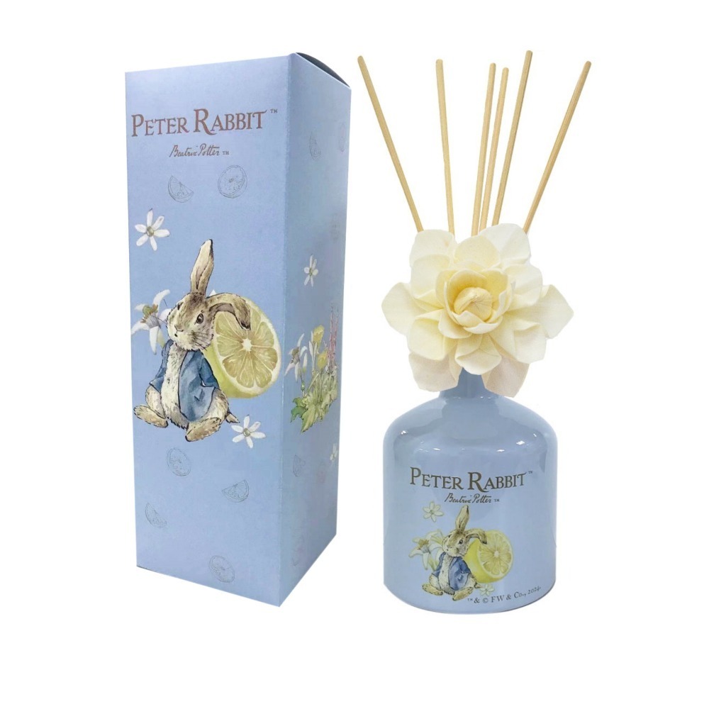 【PETER RABBIT】比得兔擴香竹 200ml 香氛 薰棒 香薰 薰香 薰香竹 擴香棒 芳香劑 擴香瓶 居家香氛-規格圖5