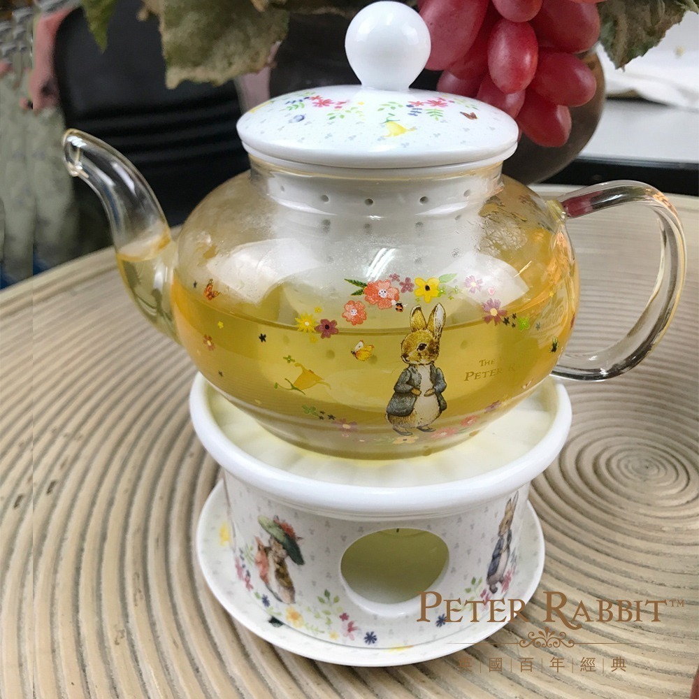 【PETER RABBIT】比得兔經典花茶壺 - 一壺二杯碟一點心盤-細節圖3