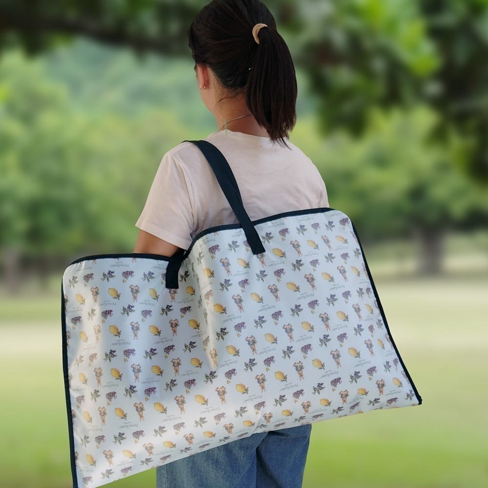 【PETER RABBIT】比得兔 春遊多功能野餐墊(袋) 露營墊 帳篷地墊 野餐輕便 露營防潮墊 防水野餐墊-細節圖2