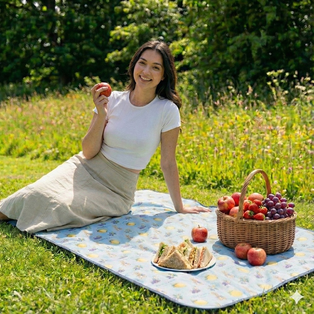 【PETER RABBIT】比得兔 春遊多功能野餐墊(袋) 露營墊 帳篷地墊 野餐輕便 露營防潮墊 防水野餐墊-細節圖4