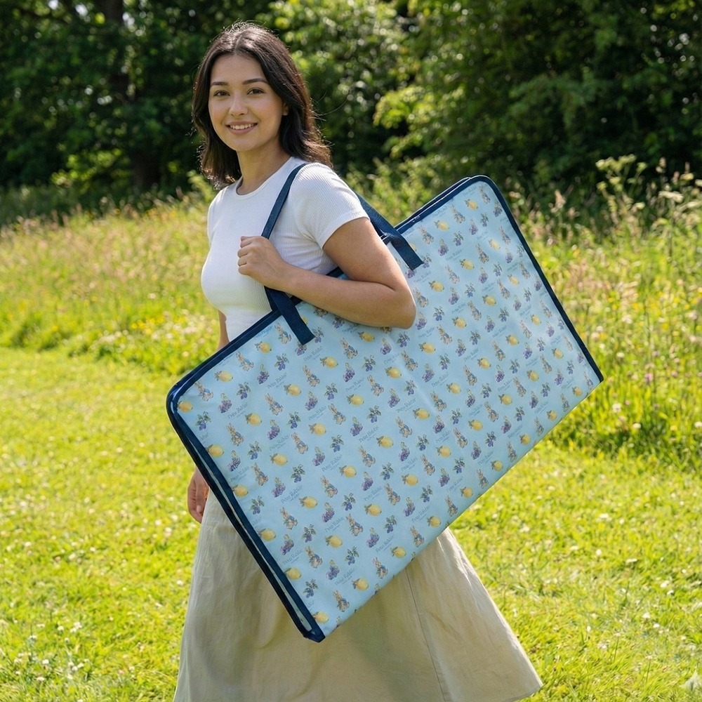 【PETER RABBIT】比得兔 春遊多功能野餐墊(袋) 露營墊 帳篷地墊 野餐輕便 露營防潮墊 防水野餐墊-細節圖5