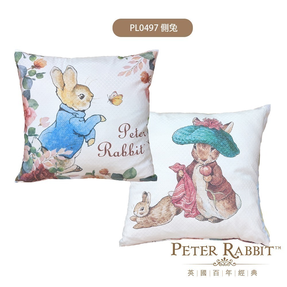 【PETER RABBIT】比得兔經典 2款超熱賣抱枕 靠墊 抱枕 腰枕 靠枕 飄窗靠墊 辦公 臥室 客廳-細節圖5