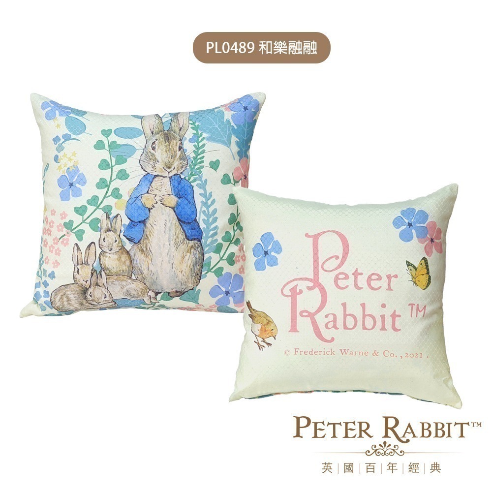 【PETER RABBIT】比得兔經典 2款超熱賣抱枕 靠墊 抱枕 腰枕 靠枕 飄窗靠墊 辦公 臥室 客廳-細節圖2