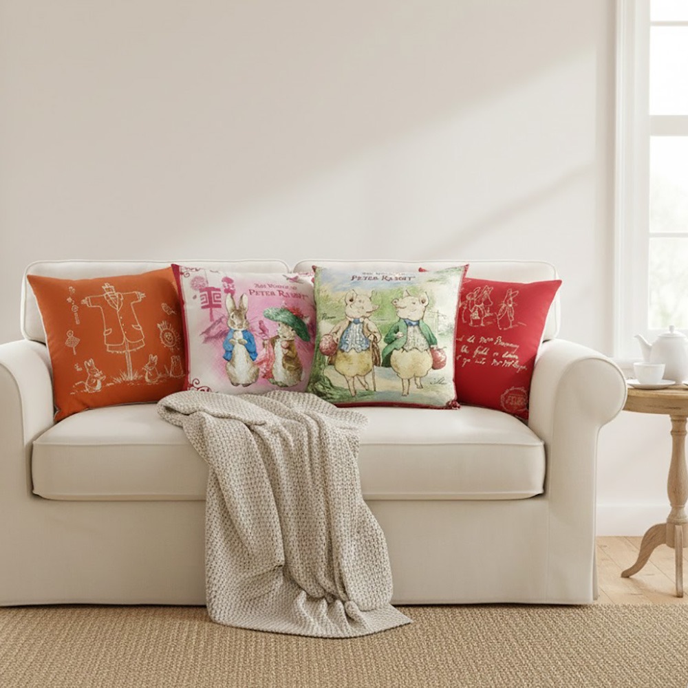 【PETER RABBIT】比得兔4款腰枕 抱枕 靠墊 腰墊 靠腰墊 腰靠墊-細節圖5