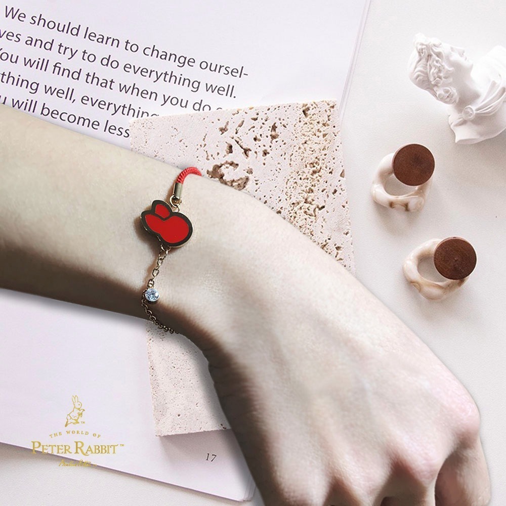 【PETER RABBIT】比得兔「紅繩喜兔」手鍊-細節圖5
