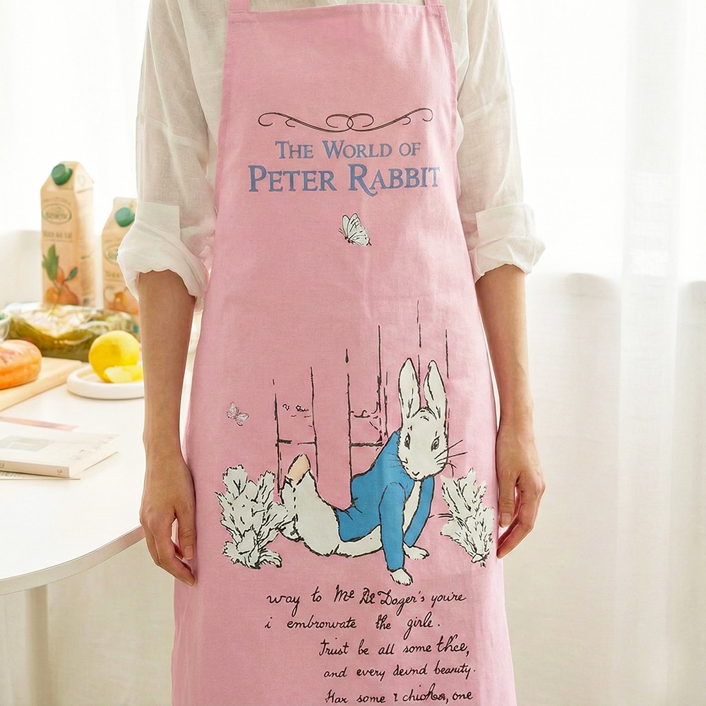 買一送一(贈品隨機出貨) 【PETER RABBIT】 比得兔 3 色圍裙-細節圖5