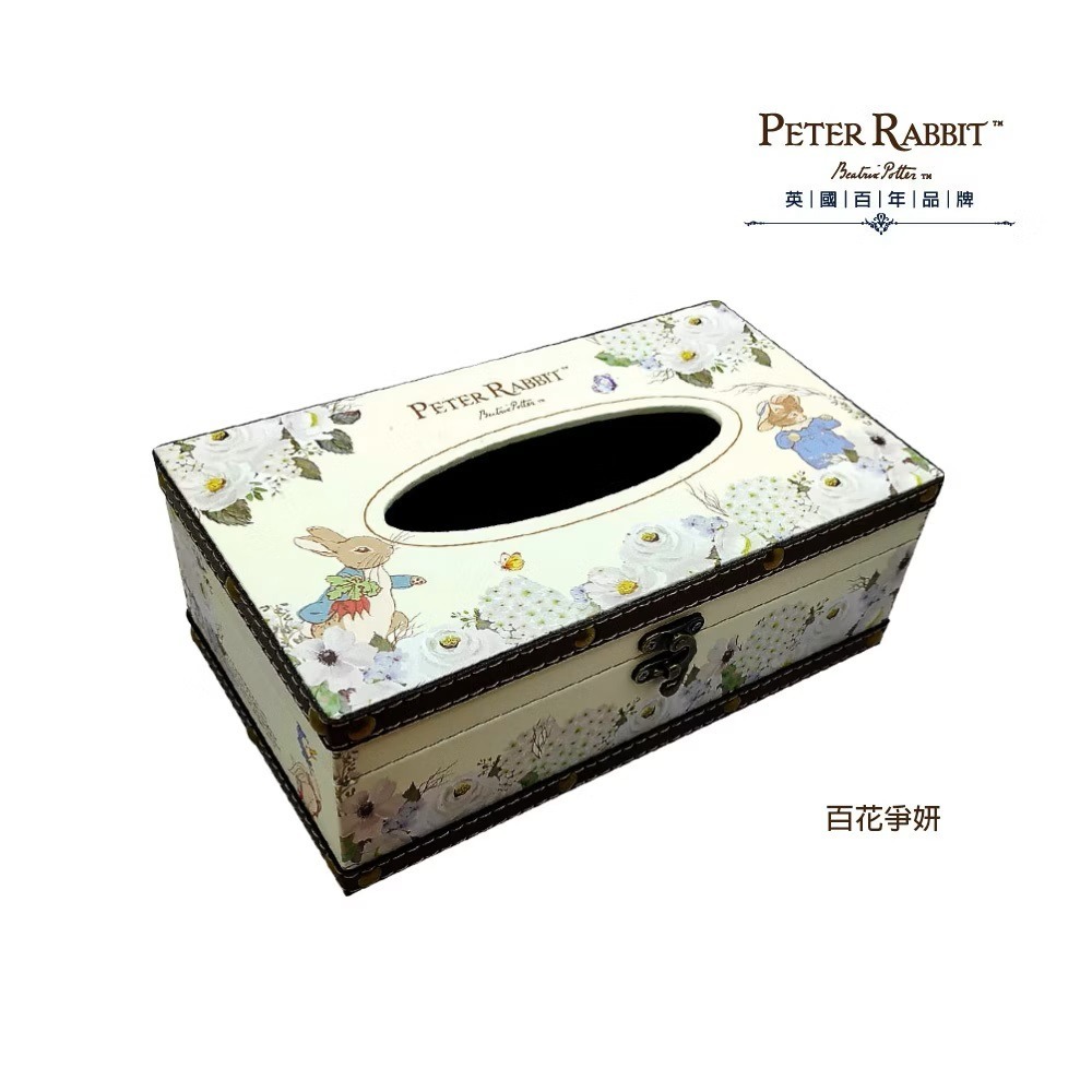 【PETER RABBIT】 比得兔復古風情面紙盒 多款可選 紙巾盒 面紙盒 桌面收納 面紙收納 衛生紙收納 衛生紙盒-細節圖5