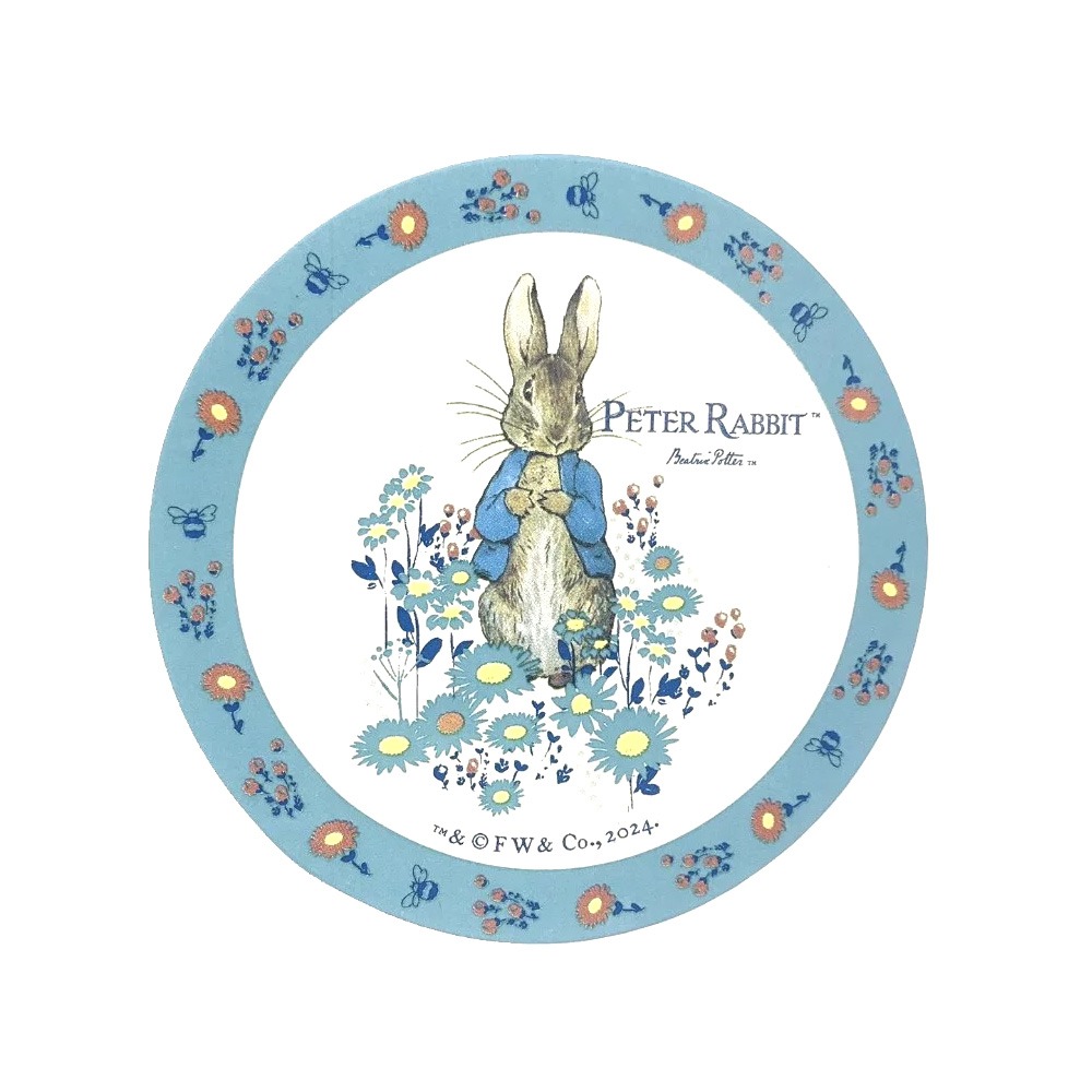 【PETER RABBIT】比得兔吸水杯墊四款任選 陶土吸水杯墊 辦公室杯墊 吸水杯墊 防滑杯墊 療癒杯墊 隔熱杯墊-規格圖4
