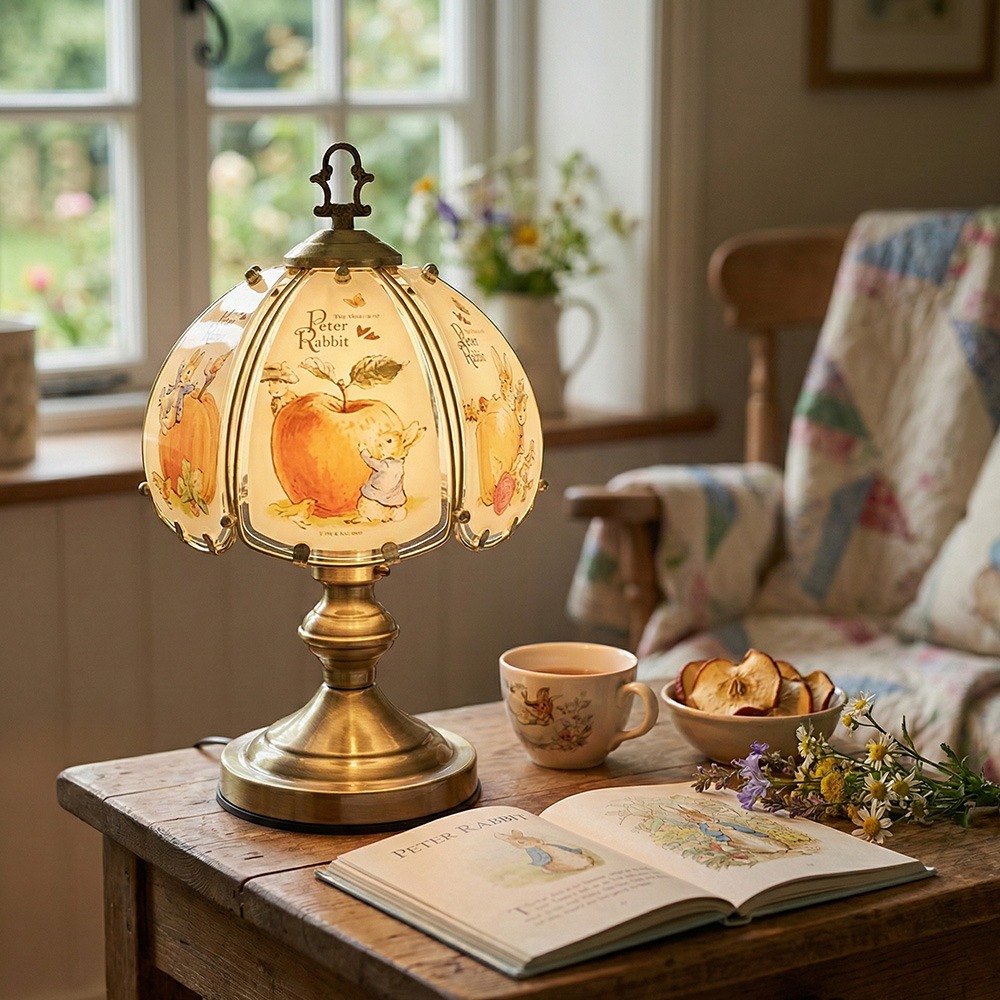 【PETER RABBIT】比得兔三段式觸控燈 檯燈桌燈 閱讀燈 比得兔小夜燈 燈具 觸控小夜燈 床頭小夜燈-細節圖6