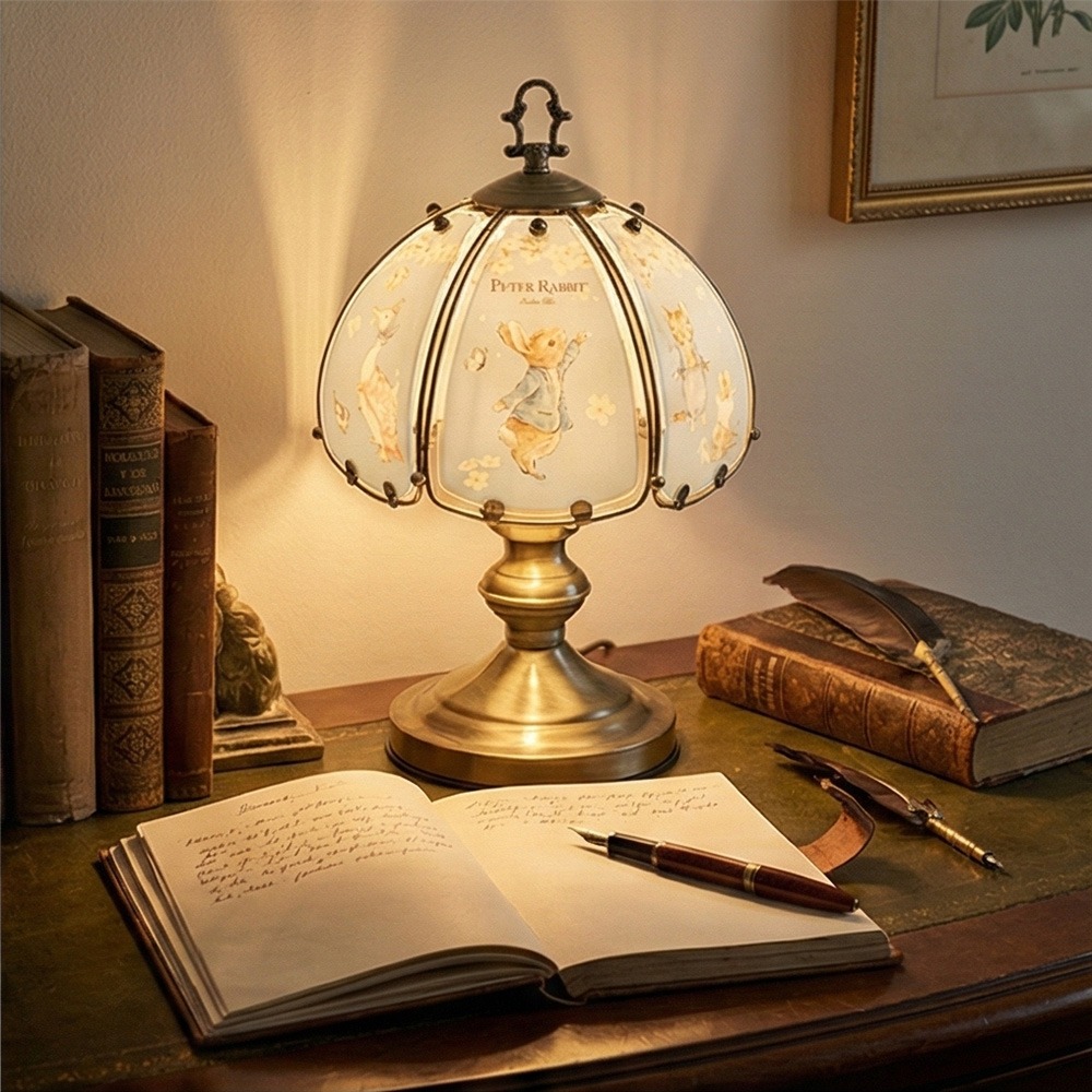 【PETER RABBIT】比得兔三段式觸控燈 檯燈桌燈 閱讀燈 比得兔小夜燈 燈具 觸控小夜燈 床頭小夜燈-細節圖8