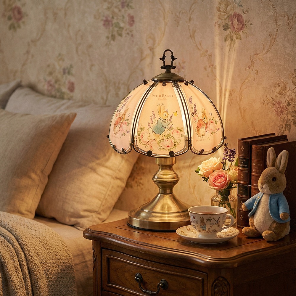 【PETER RABBIT】比得兔三段式觸控燈 檯燈桌燈 閱讀燈 比得兔小夜燈 燈具 觸控小夜燈 床頭小夜燈-細節圖9
