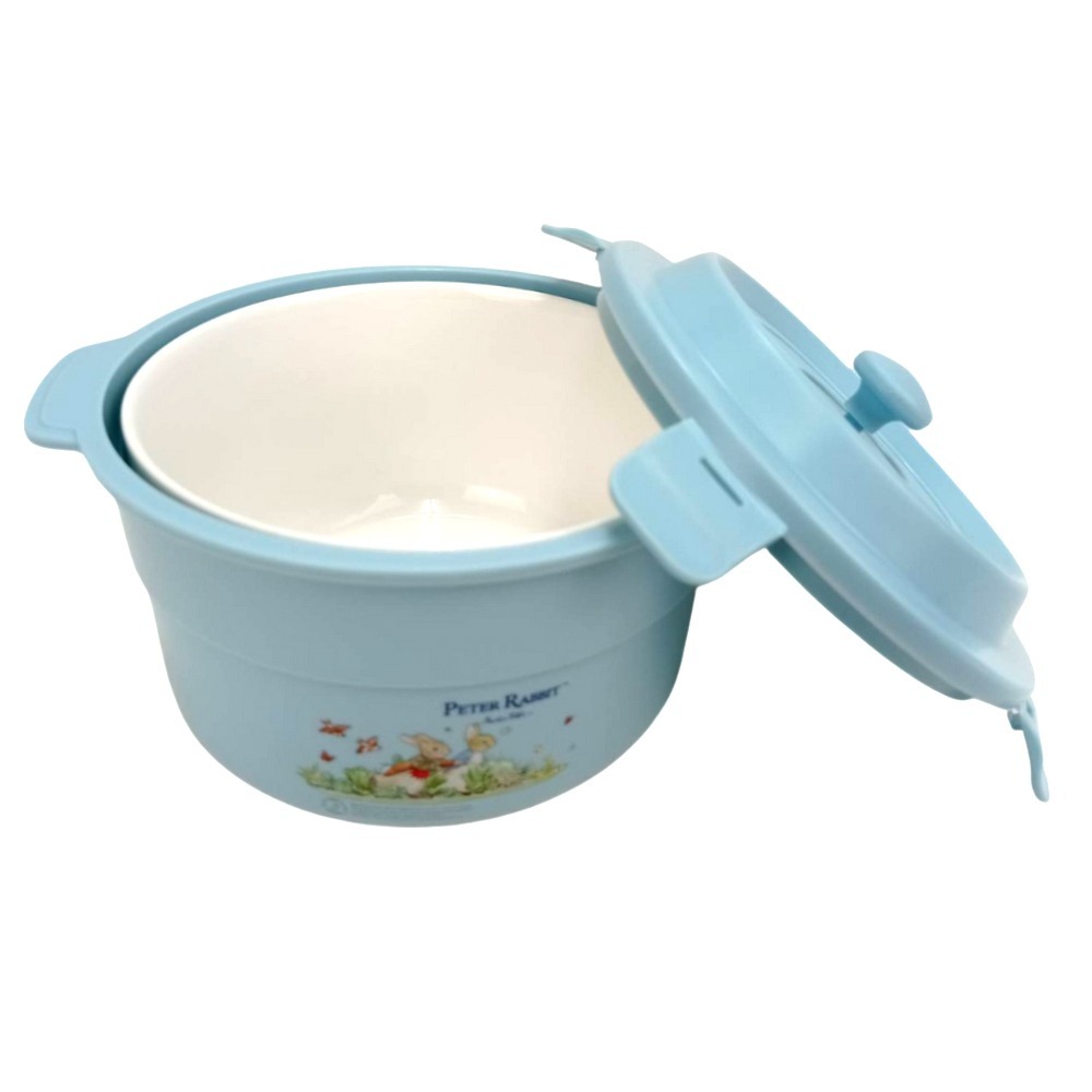 【PETER RABBIT】比得兔陶瓷內膽造型便當盒-細節圖3