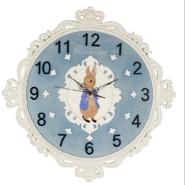 【PETER RABBIT】 比得兔古典風時鐘 掛鐘 壁鐘 比得兔時鐘 居家生活裝飾 古典風裝飾 MD1007-細節圖2