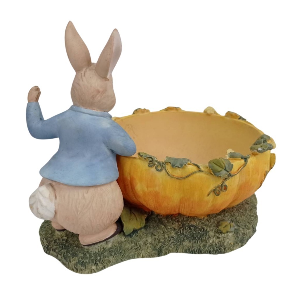 【PETER RABBIT】比得兔小南瓜置物盤-新比得兔 療癒擺飾 紓壓小物 MD0377-細節圖2