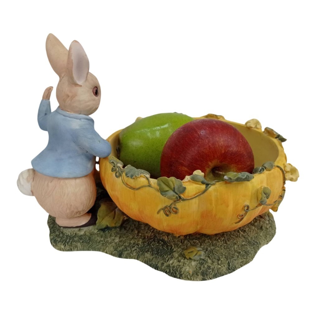 【PETER RABBIT】比得兔小南瓜置物盤-新比得兔 療癒擺飾 紓壓小物 MD0377-細節圖3