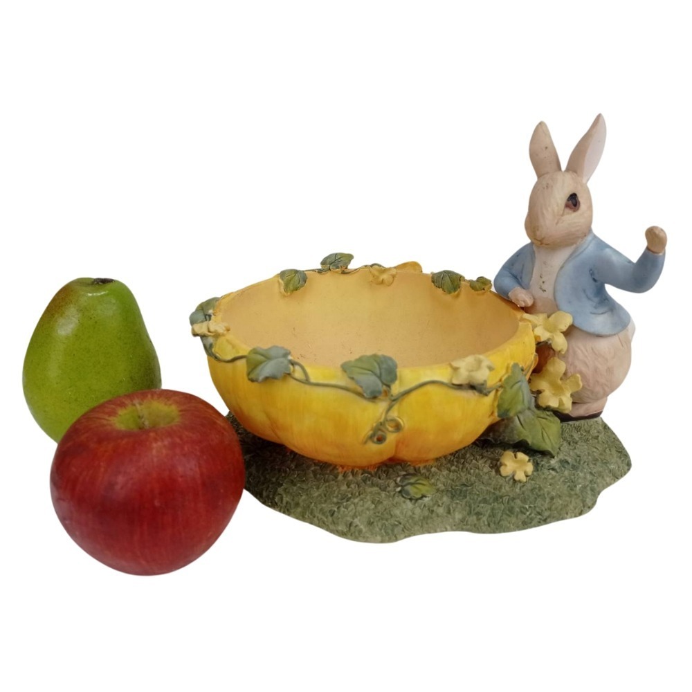 【PETER RABBIT】比得兔小南瓜置物盤-新比得兔 療癒擺飾 紓壓小物 MD0377-細節圖5