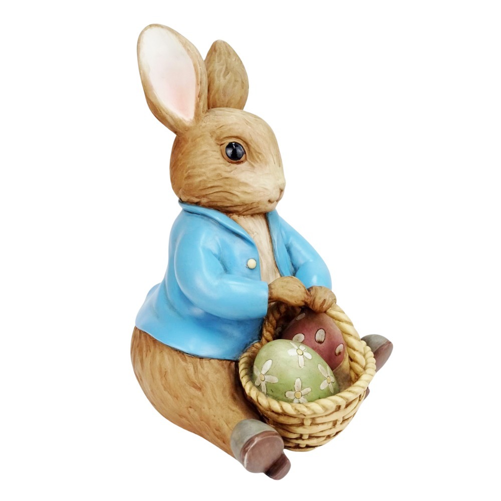 【PETER RABBIT】比得兔坐姿存錢筒 彩蛋 擺飾 送禮 居家佈置 開幕禮物-細節圖2