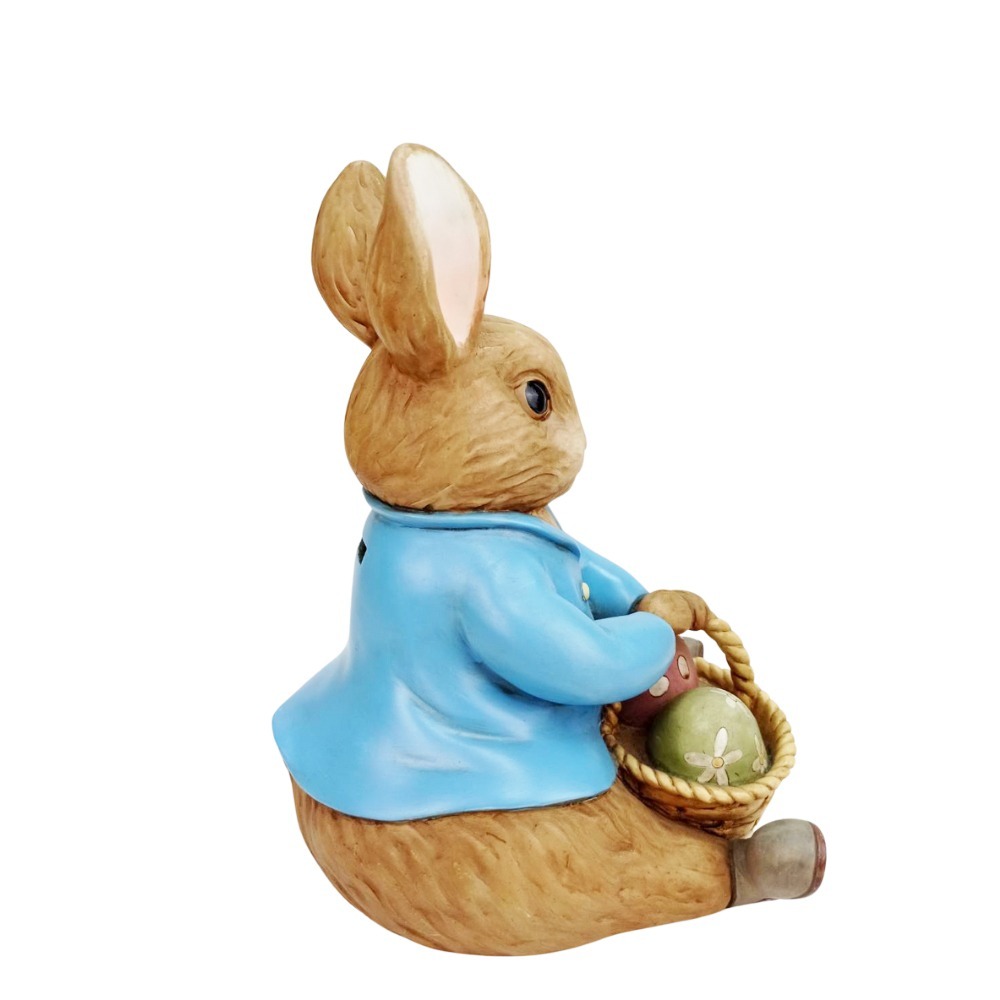 【PETER RABBIT】比得兔坐姿存錢筒 彩蛋 擺飾 送禮 居家佈置 開幕禮物-細節圖3
