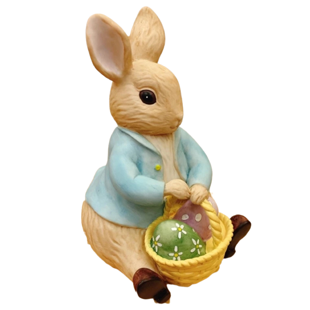 【PETER RABBIT】比得兔坐姿存錢筒 彩蛋 擺飾 送禮 居家佈置 開幕禮物-細節圖2