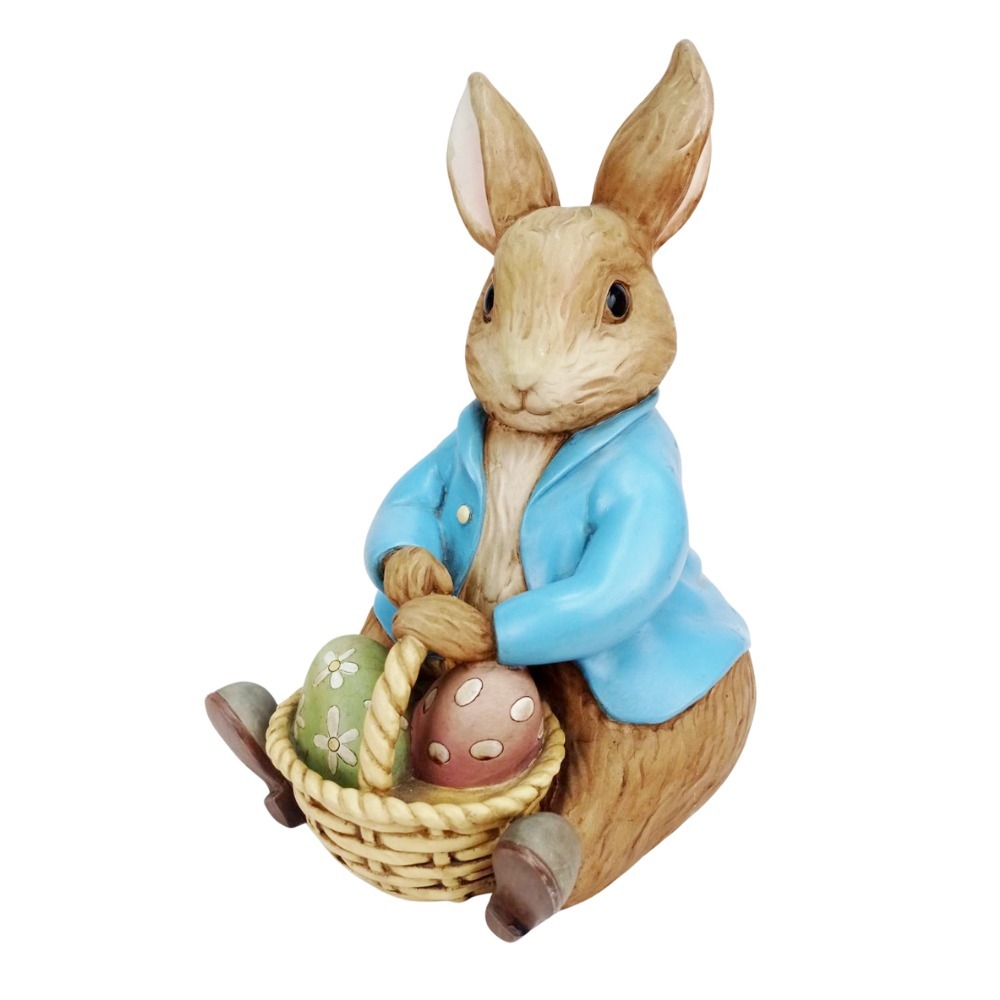 【PETER RABBIT】比得兔坐姿存錢筒 彩蛋 擺飾 送禮 居家佈置 開幕禮物-細節圖5