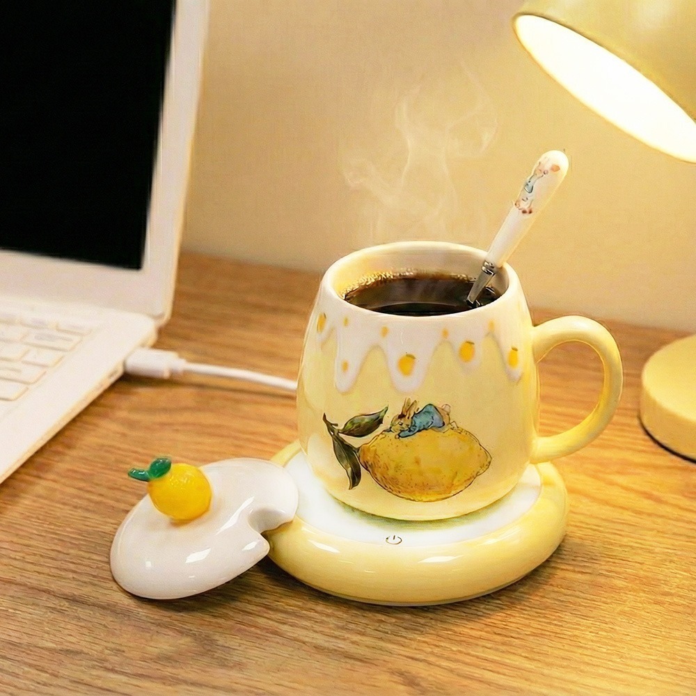 【PETER RABBIT】比得兔恆溫馬克杯組 加熱馬克杯 智能加溫 保溫馬克杯 陶瓷馬克杯 恆溫杯 情人節禮物-細節圖6