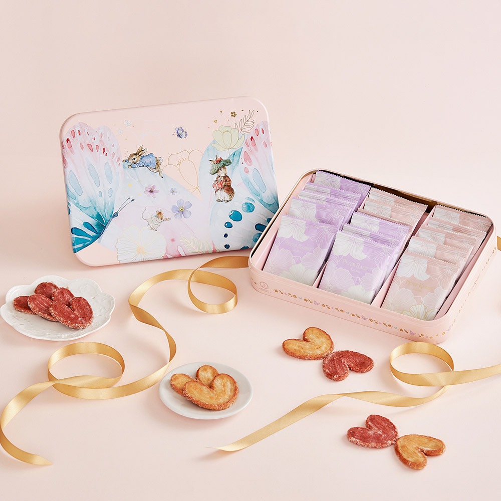 【PETER RABBIT】比得兔奶油蝴蝶酥禮盒 年節禮盒 喜餅禮盒 手工餅乾禮盒 伴手禮 奶油蝴蝶酥禮盒 蝴蝶酥-細節圖3